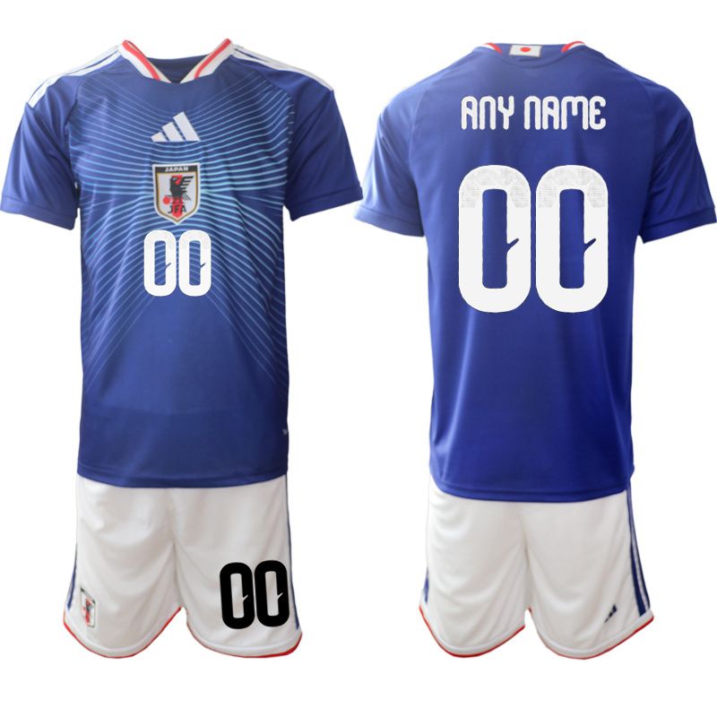 Men 2026 World Cup National Team Japan home blue customized Soccer Jersey->customized soccer jersey->Custom Jersey